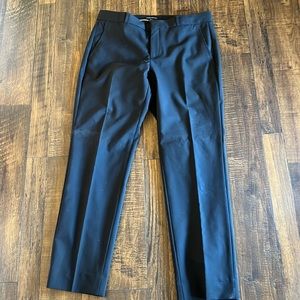 Banana Republic Ryan fit black wool dress pants